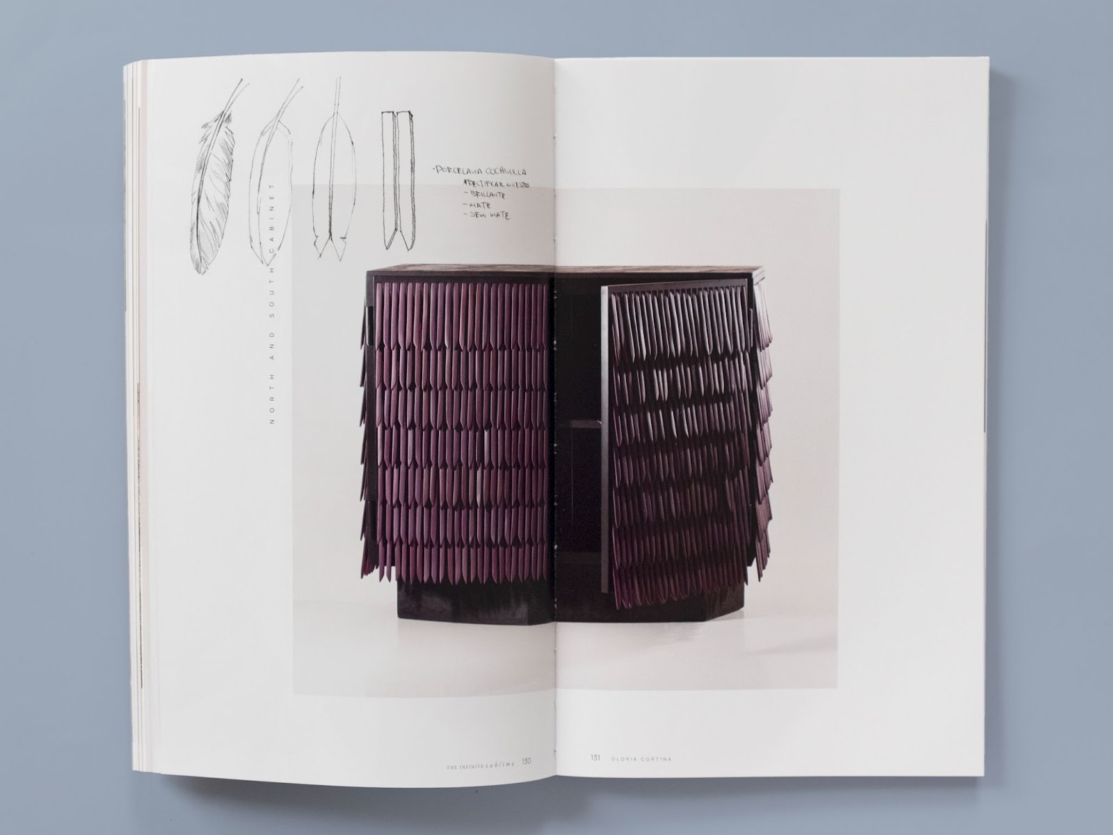 Editorial design photo of the book Gloria Cortina, The Infinite Sublime