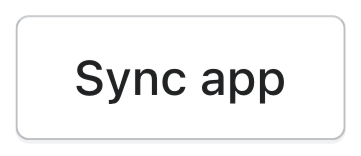 Sync app button