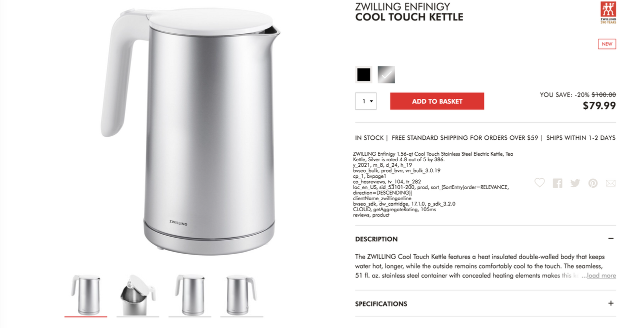 zwiling cool touch kettle images