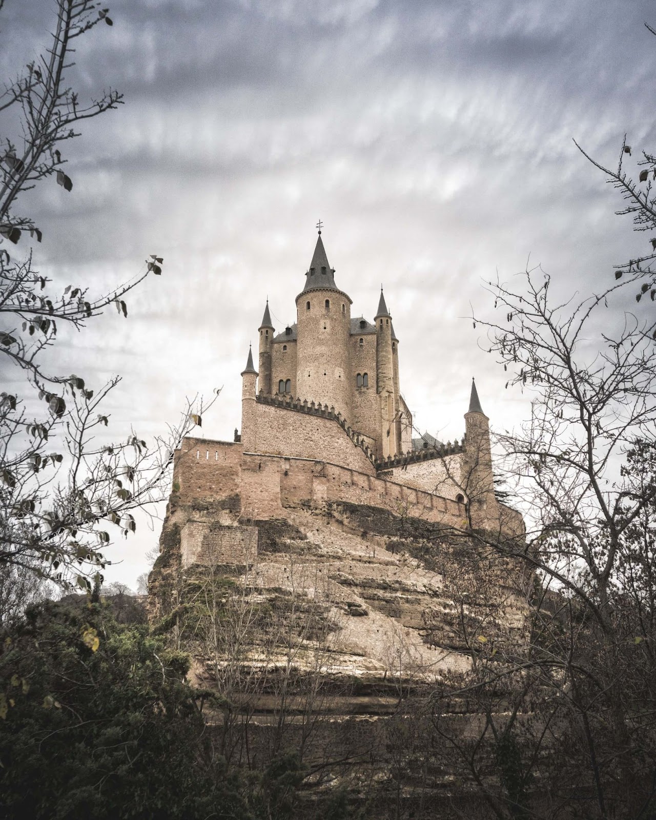 Alcazar of Segovia, inspiration for Cinderella Disney Castle, UNESCO World Heritage Site Segovia, 