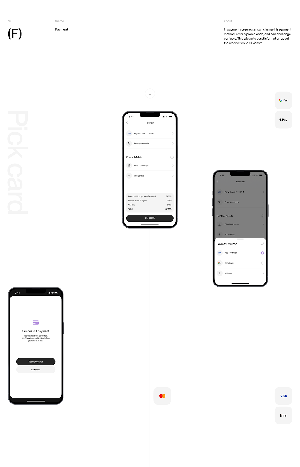 app application Booking booking app Case Study presentation research UI UI/UX ux