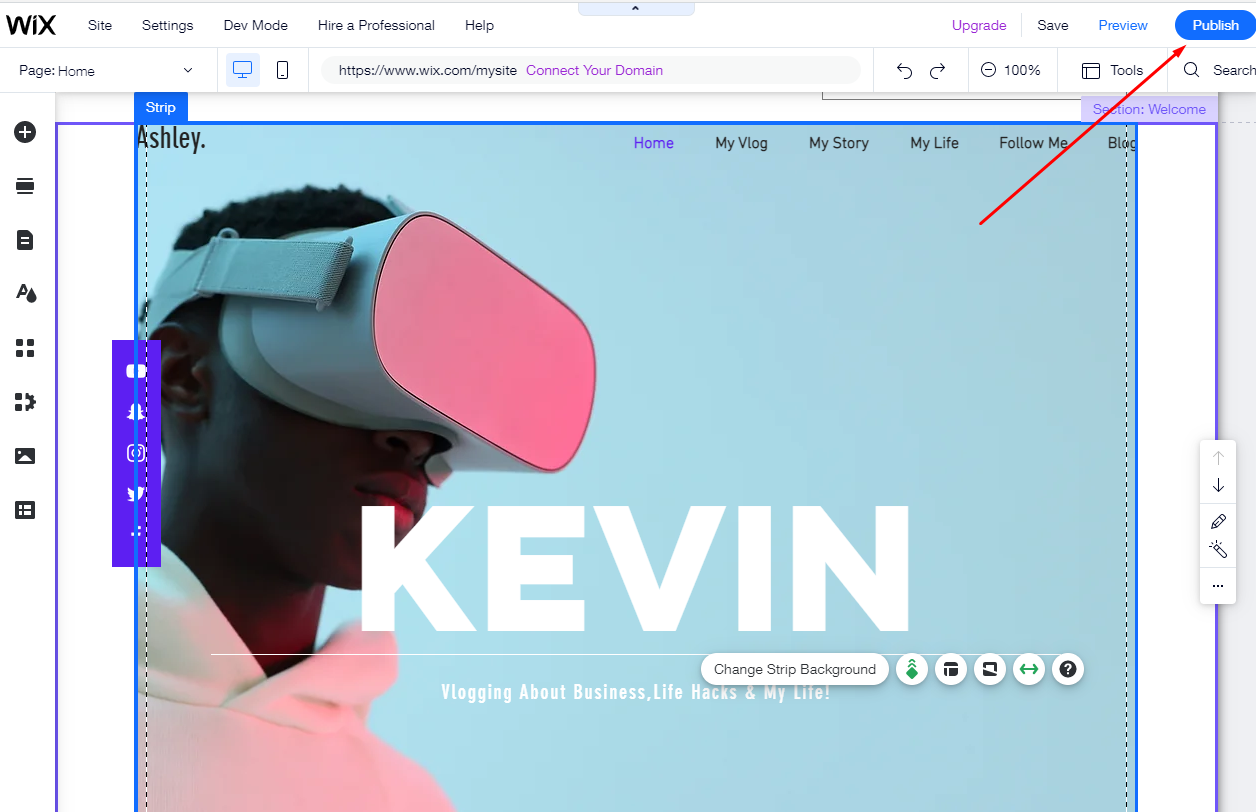 Making Your Wix Site Live