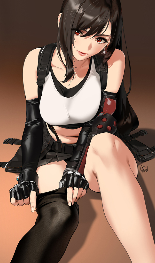 The collection of sexy paintings about Tifa Final Fantasy 8