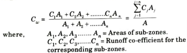 Where this method is commonly used and what are its merits and demerits ? Also discuss the runoff co-efficient C of the rational formula.
