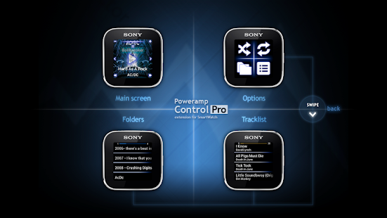 Download PowerampControl Pro SmartWatch apk