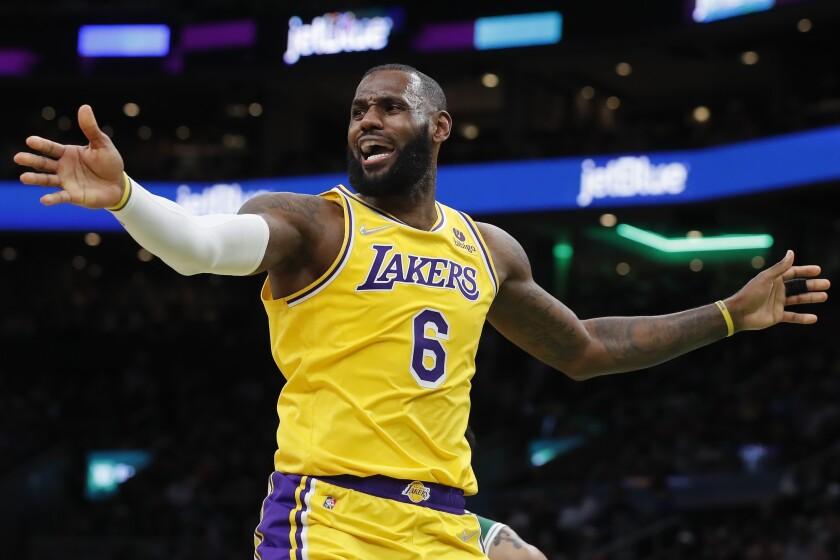 LeBron James says Lakers need to play with 'urgency' - Los Angeles Times
