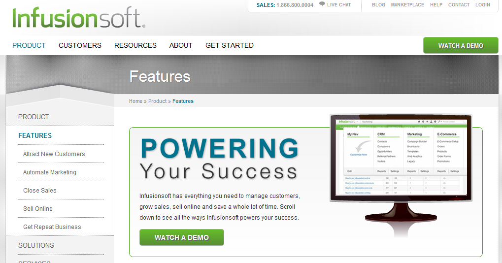 Công cụ InfusionSoft