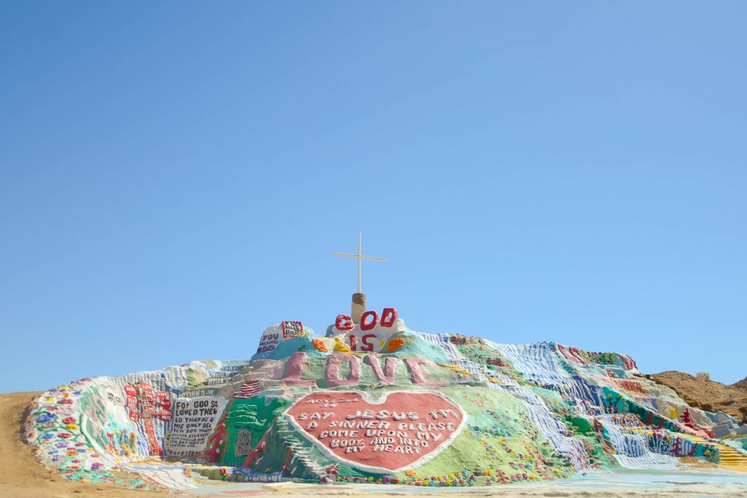 unique things to do in southern California | Salvation Mountain