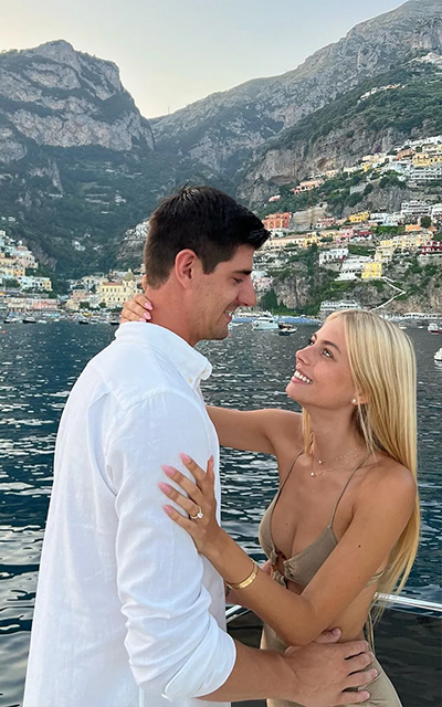 Thibaut Courtois proposed to his girlfriend
