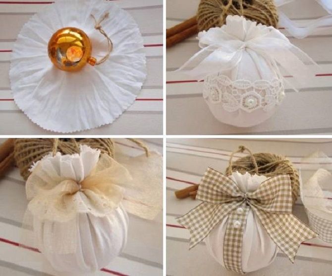 Beautiful and unusual decor of Christmas balls - the best ideas with photo 17
