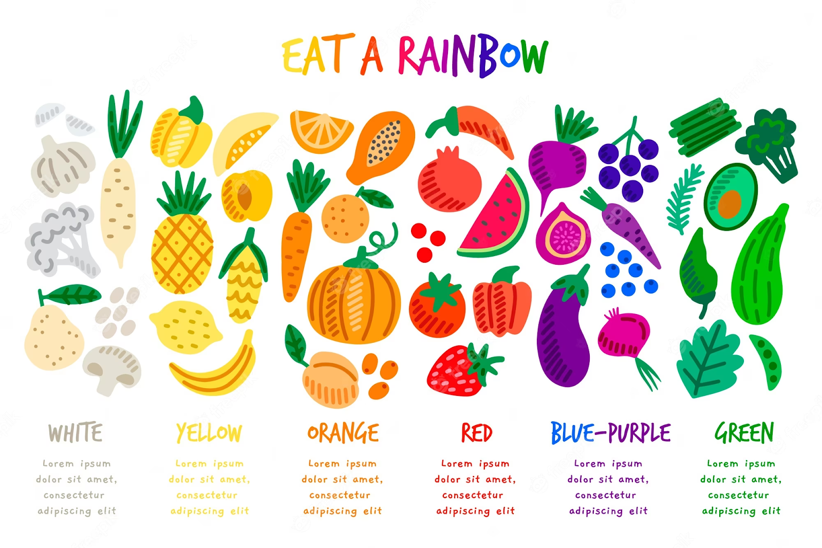 Rainbow food