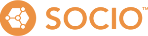 socio logo  online platform for virtual events