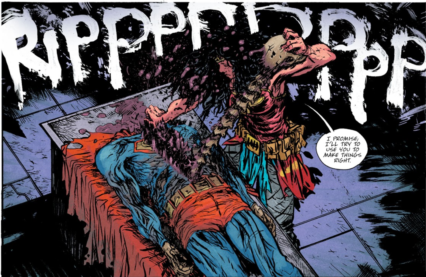 Panel Spotlight: Wonder Woman: Dead Earth #3 – Allie and Fiction