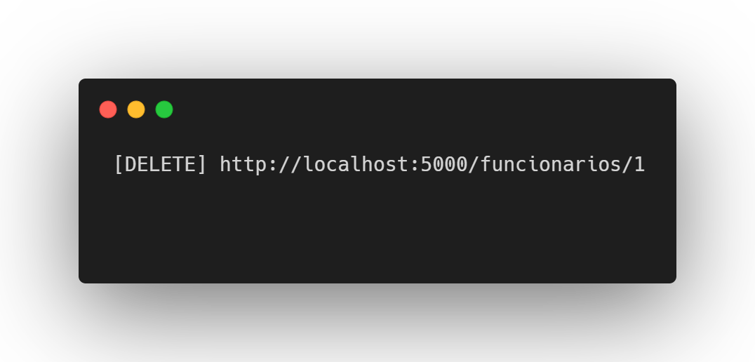 Usando DELETE
