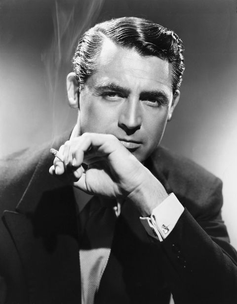 cary grant smoking a cigarette