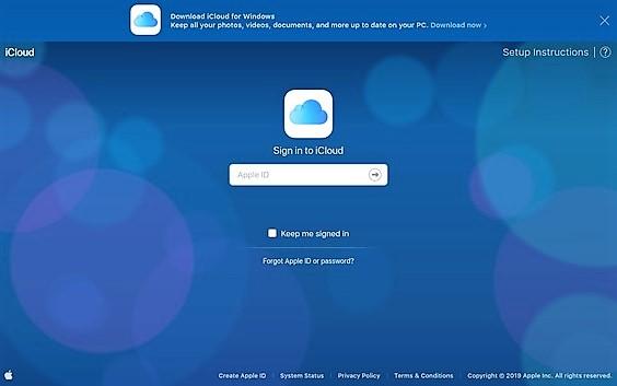 icloud website