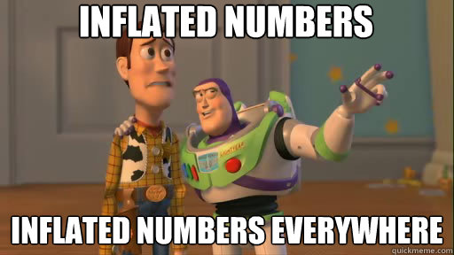 inflated numbers meme