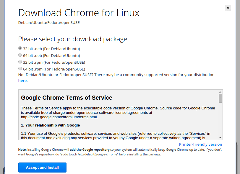 download google chrome for linux debian 32bit