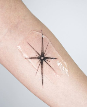 DotWork Star Tattoo