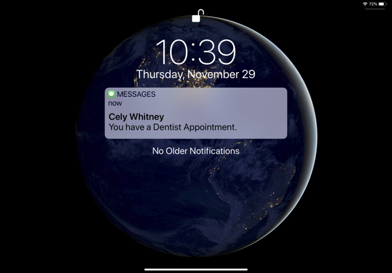 iPhone settings notifications