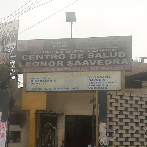 CENTRO DE SALUD LEONOR SAAVEDRA
