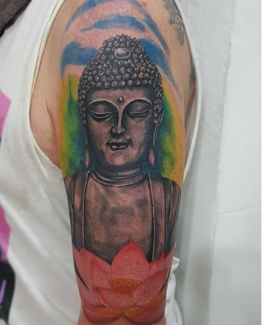 Smiling Buddha Tattoo