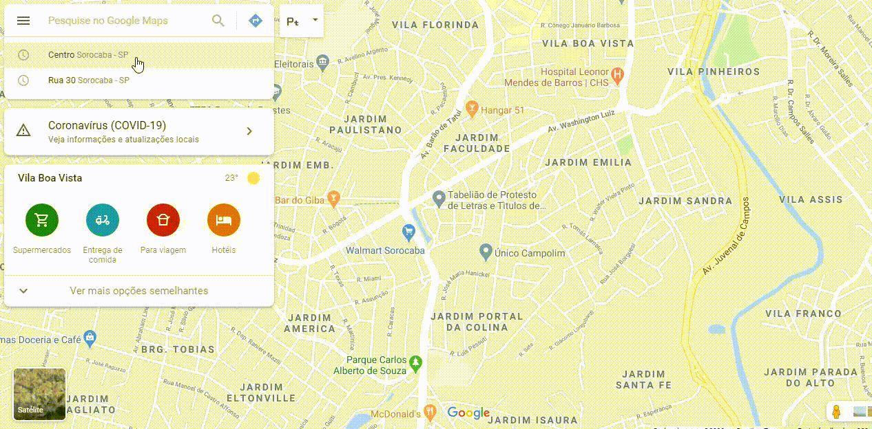 google maps e google meu negócio