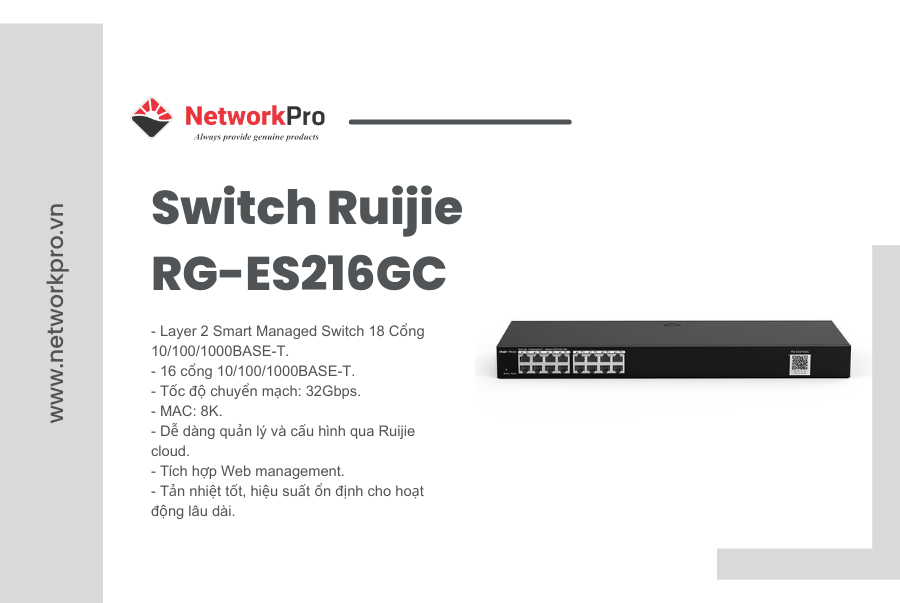 Giải pháp wifi Ruijie cho nhà trọ | NetworkPro.vn