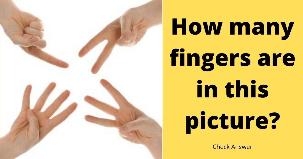 "How many fingers are in this picture?" puzzle