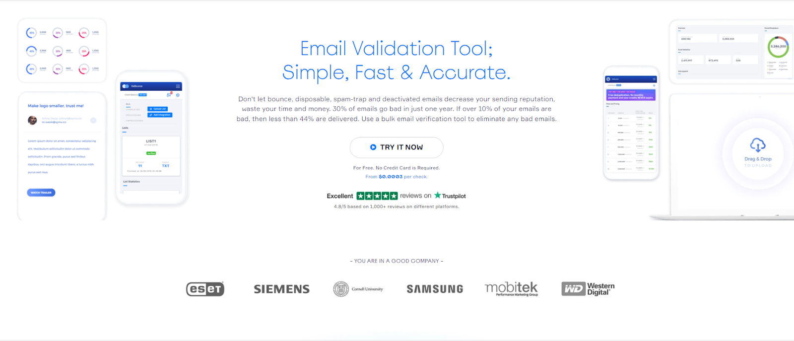 DeBounce is a powerful email verification tool 