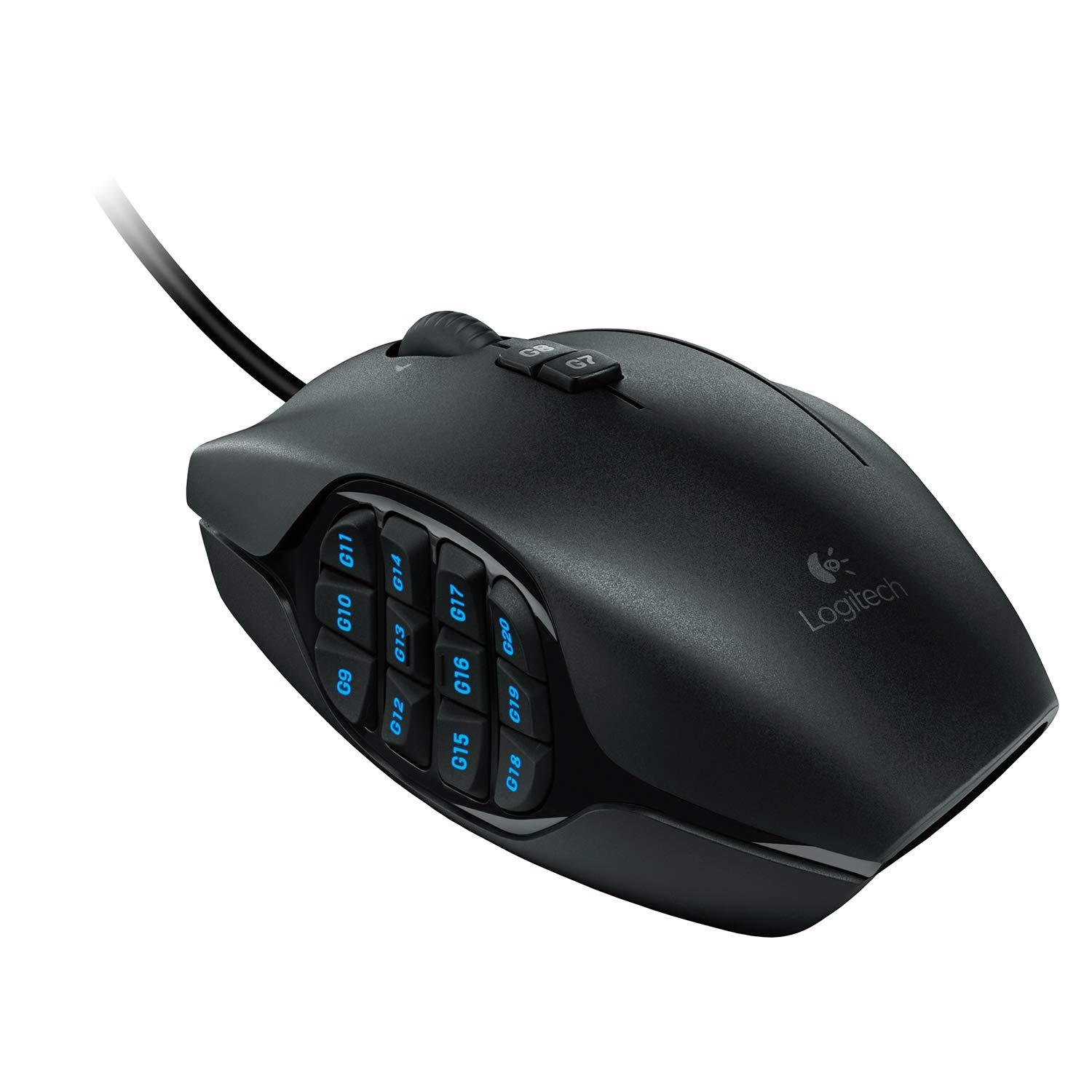 Amazon.in: Buy Logitech G600 MMO Gaming Mouse Black (910-002867) Online at  Low Prices in India | Logitech Reviews &amp;amp; Ratings