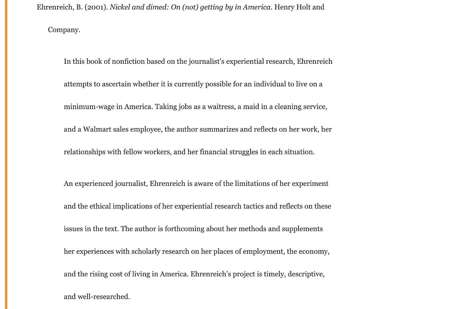 The best bibliographic essay example