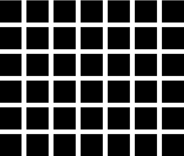 The Hermann grid illusion