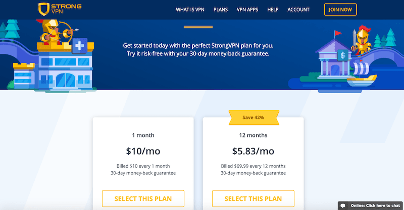 Tarification VPN solide 