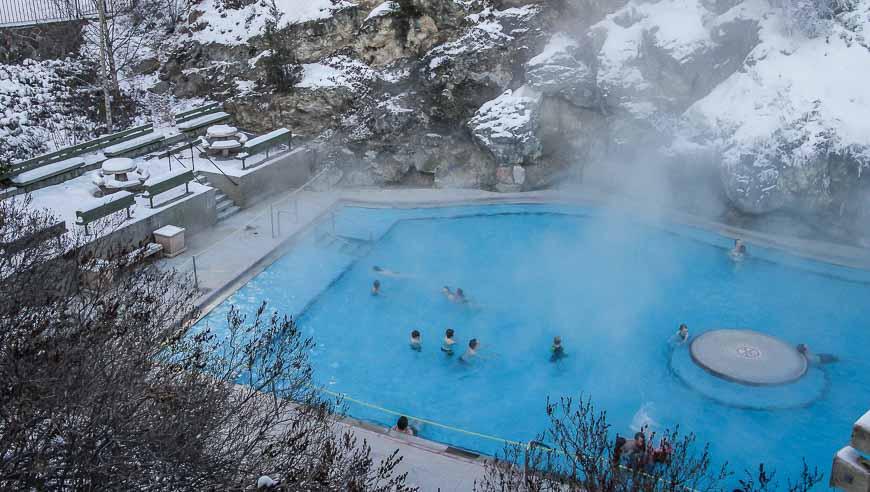 Radium Hot Springs is a treat to visit in winter