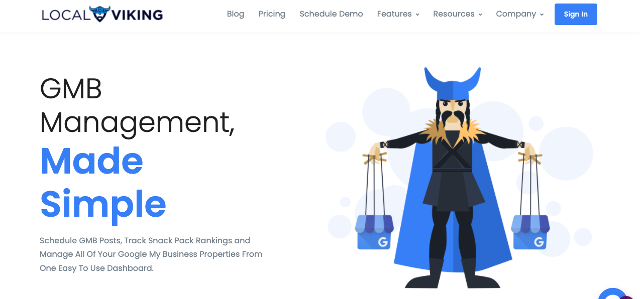 The best Google Business Profile management tool local viking. 