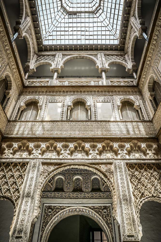 Inside the Palacio del Rey Don Pedro, Seville