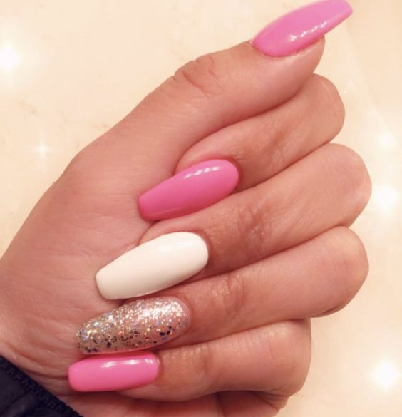 Full picture of a cool press-on nails
