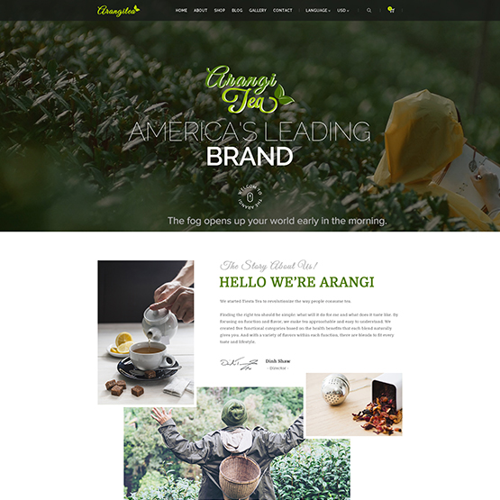 Fruits and vegetables magento theme Arangi