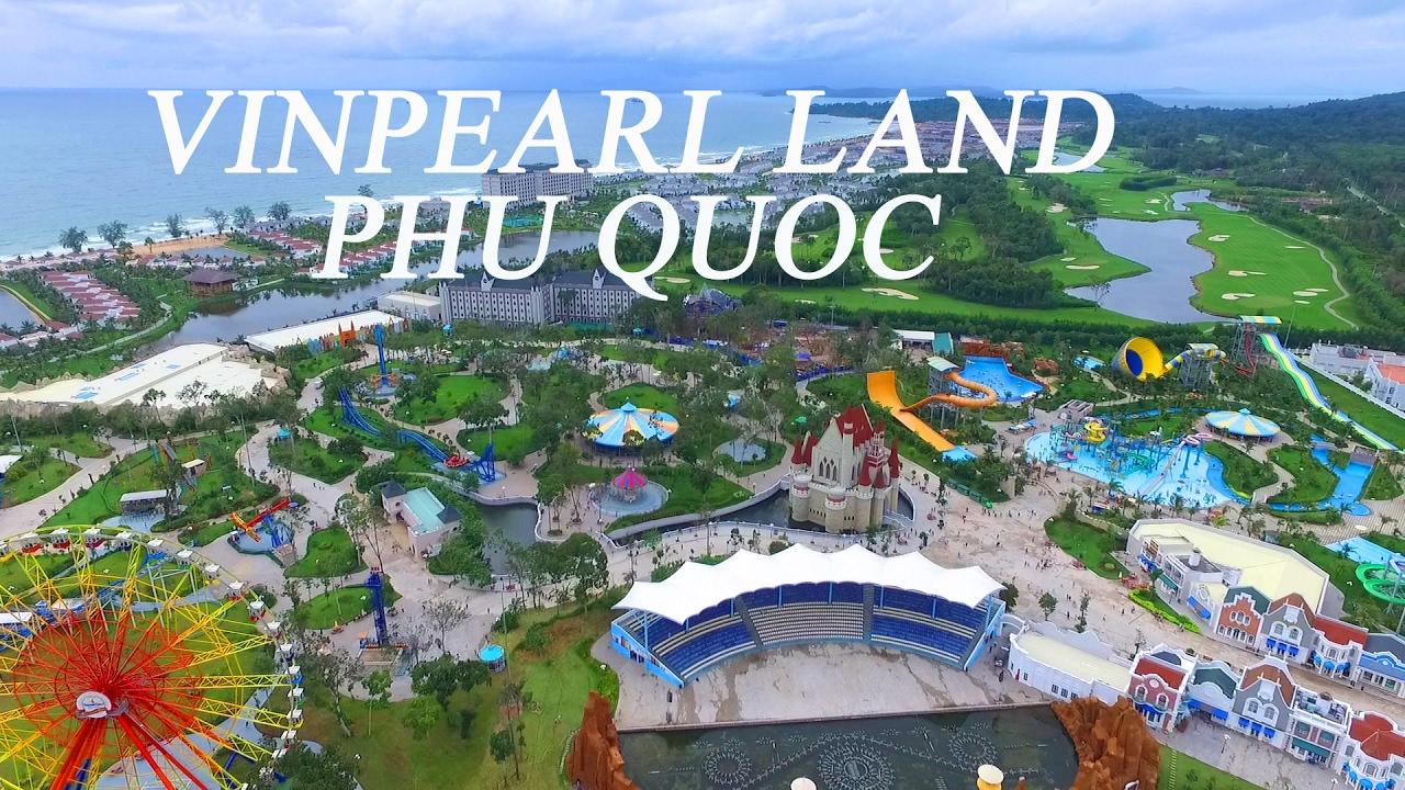 Toàn cảnh Vinpearl Land Phú Quốc nhìn từ trên cao