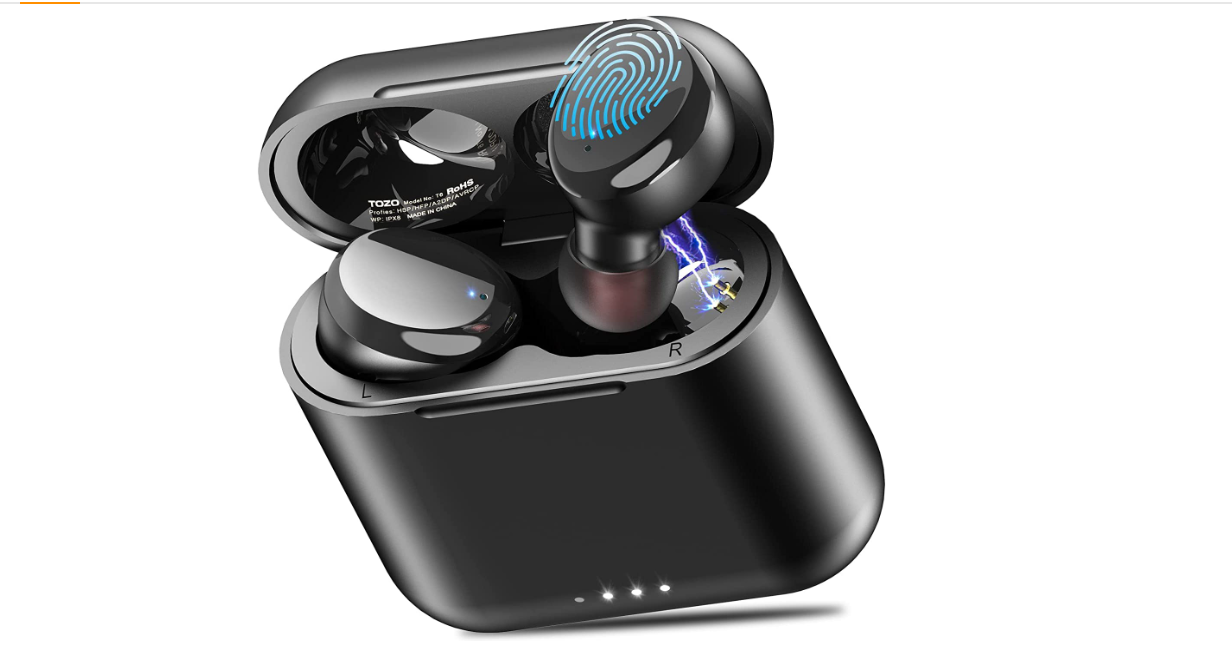 Tozo T6 wireless earbuds prime day electronic deals