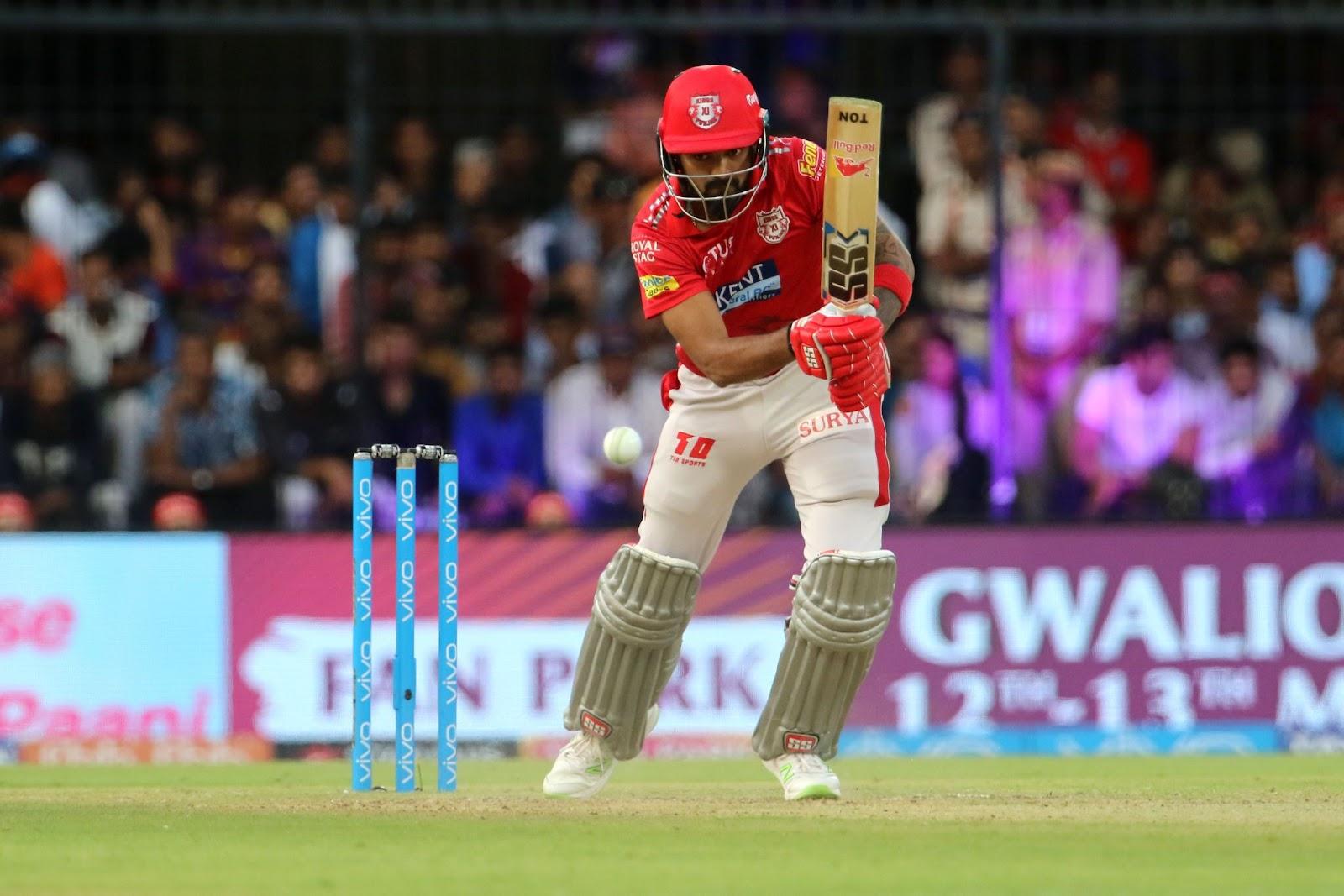 KL Rahul in action