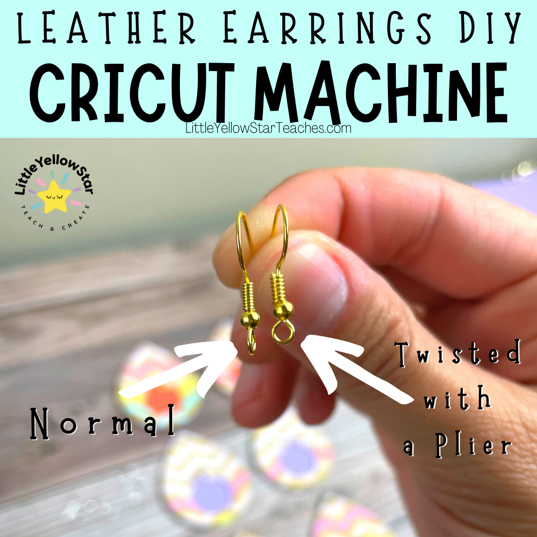Pin me for future reference on how to make leather earrings with Cricut!