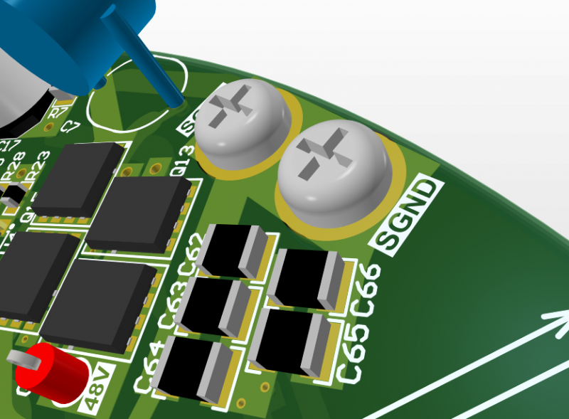 PCB for an underwater ROV