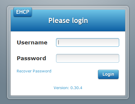 contoh control panel hosting: EHCP