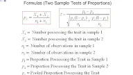 Z Sample Test Statistic