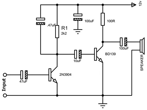 Bd139放大器電路圖