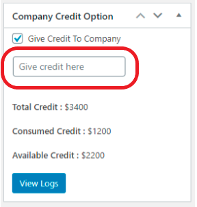 Company Credit Options’