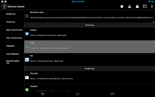Download Team Black Out Updater Donate apk