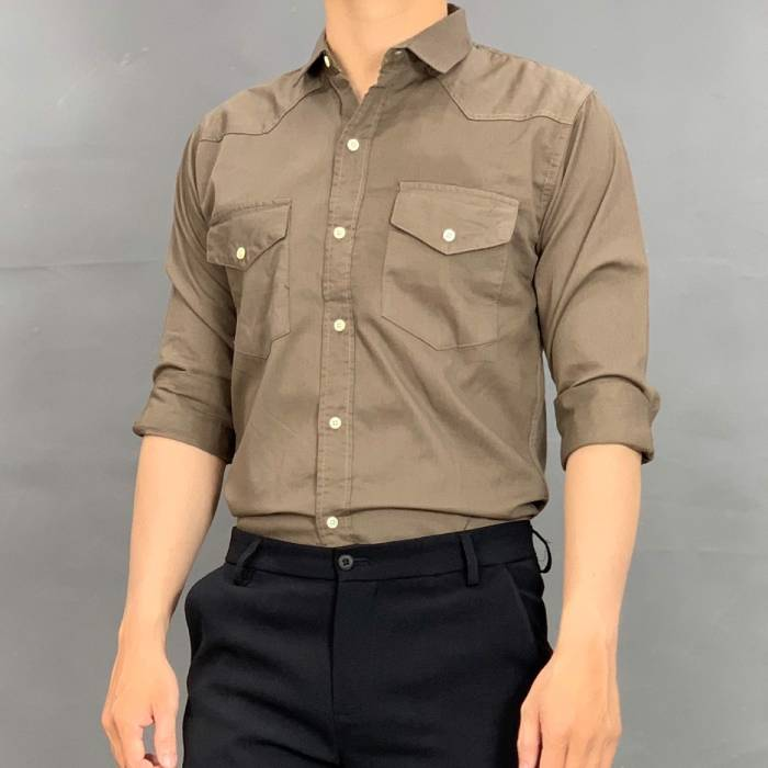 Lưu ý khi mua áo sơ mi nam dành cho người béo bụng